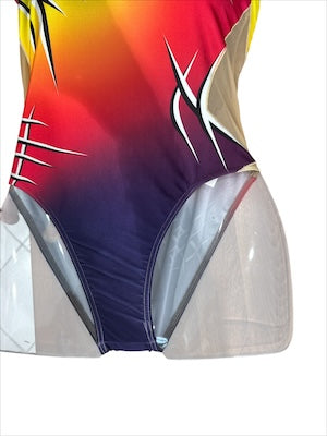 Red and Black Graffiti Costume