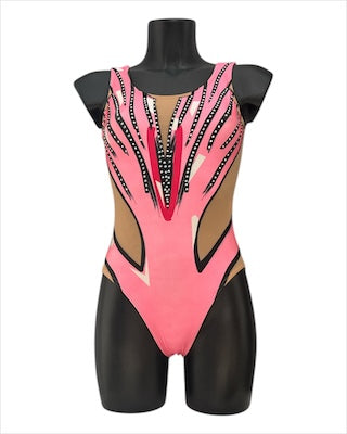 Fuchsia and black costume size M