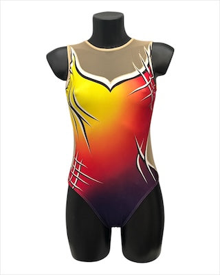 Red and Black Graffiti Costume