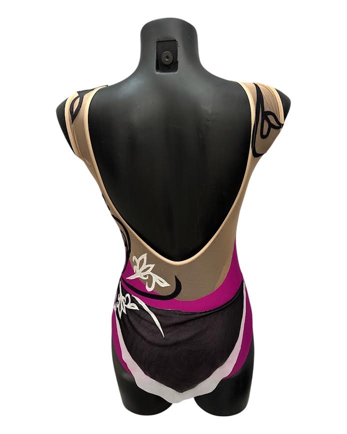 Body floreale tg XS